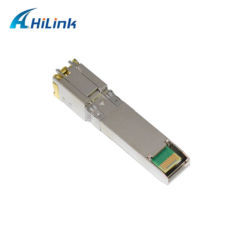 Hilink 10Gデータレート SFP+トランシーバー 30M/80M 距離と RoHS 適合 10GBASE-T 銅モジュール