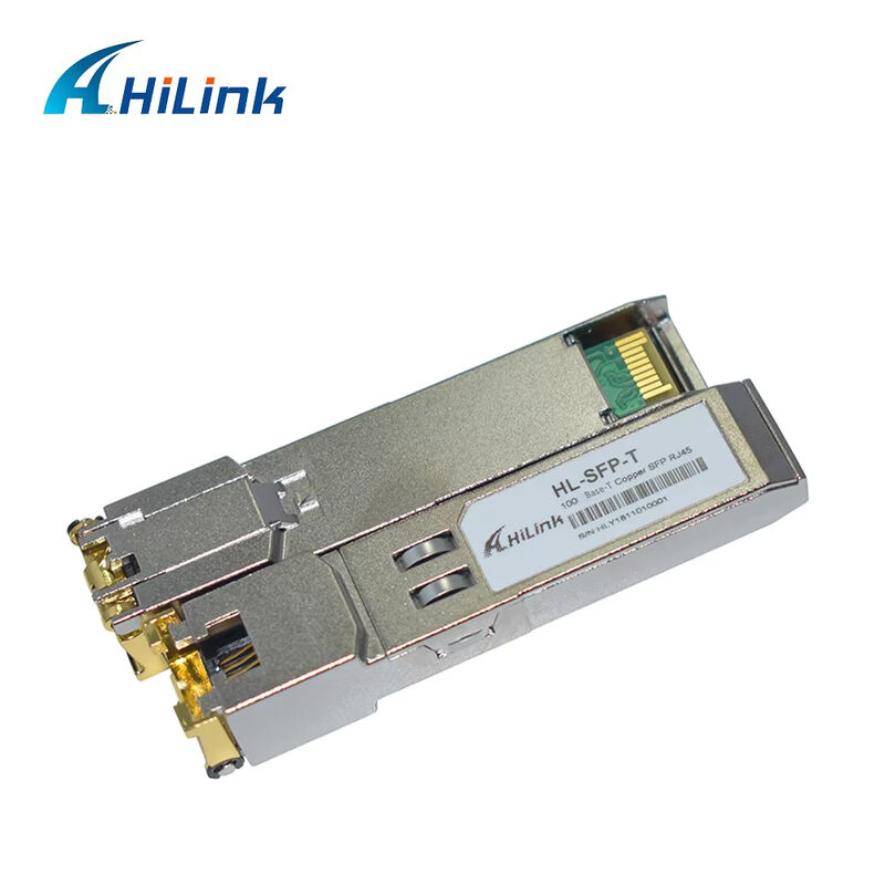 Hilink HL-SFP-T 1000BASE-Tと10/100/1000BASE-T RJ-45コネクタ付き銅型SFPトランシーバー