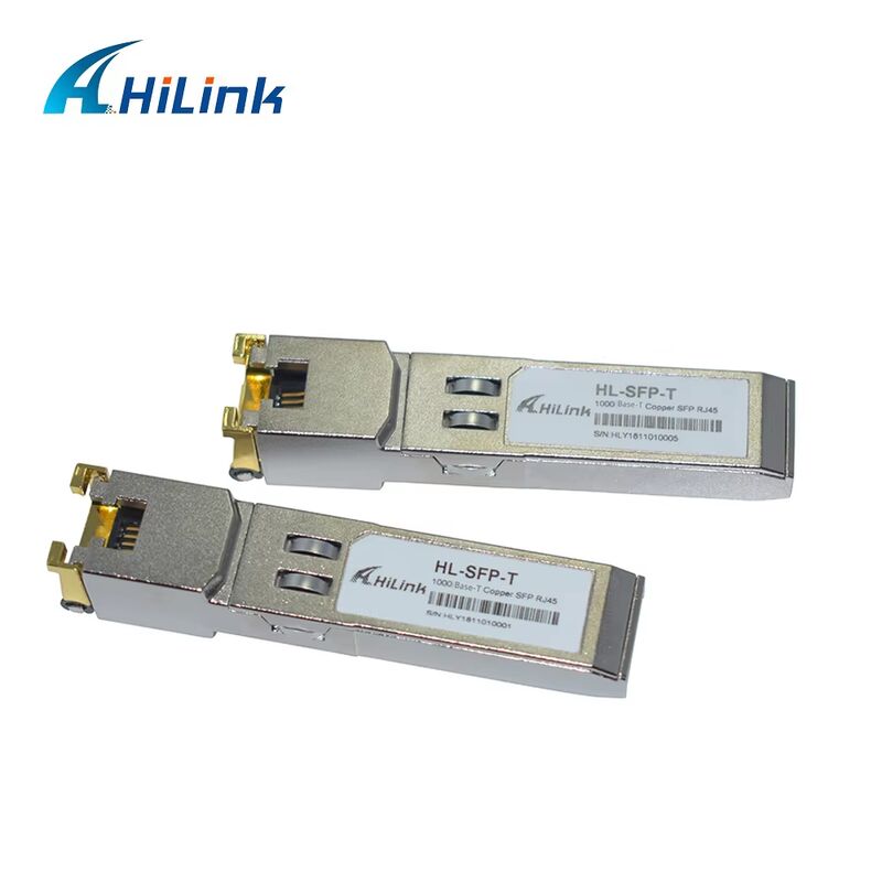 Hilink HL-SFP-T 1000BASE-Tと10/100/1000BASE-T RJ-45コネクタ付き銅型SFPトランシーバー