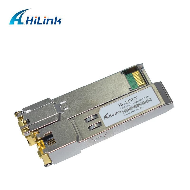 Hilink HL-SFP-T 1000BASE-Tと10/100/1000BASE-T RJ-45コネクタ付き銅型SFPトランシーバー