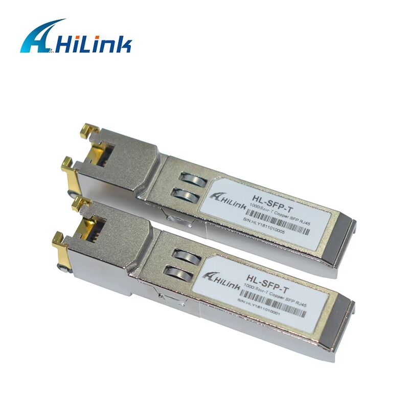 Hilink HL-SFP-T 1000BASE-Tと10/100/1000BASE-T RJ-45コネクタ付き銅型SFPトランシーバー