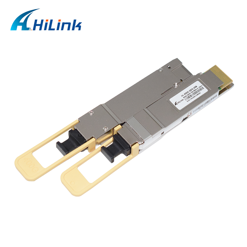 Hilink QDD-400G-SR8 QSFP-DD トランシーバー 400G データレート 850nm 波長 MPO-16 コネクタ (診断モニタリング付き)