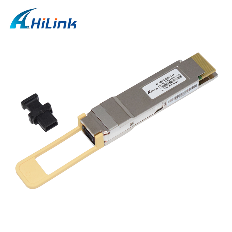 Hilink QDD-400G-SR8 QSFP-DD トランシーバー 400G データレート 850nm 波長 MPO-16 コネクタ (診断モニタリング付き)