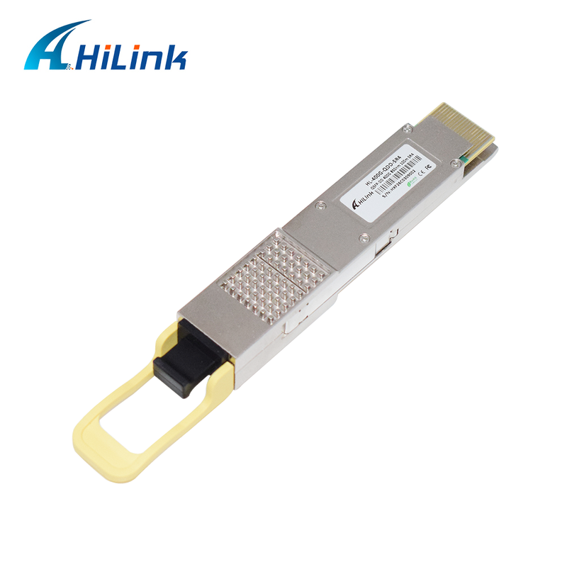 ヒリンク対応 400G QSFP-DD SR4 オプティカルモジュール 100m 送信のための MPO-12 コネクタ