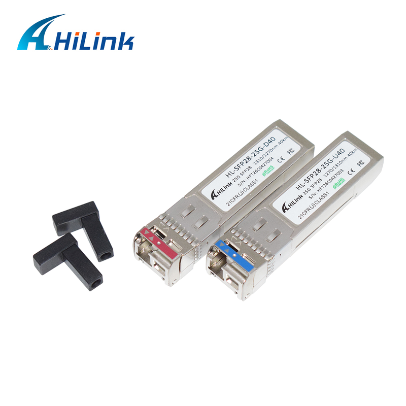 25GBASE SFP28 25G BIDI 10KM 1270/1330nm DML+PIN LC オプティカルモジュール トランシーバー DOM