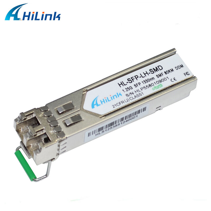 ヒリリンク 1.25Gb/s SFP オプティカルトランシーバー 1550nm 80km ホットプラグ可能 GBIC RoHS対応