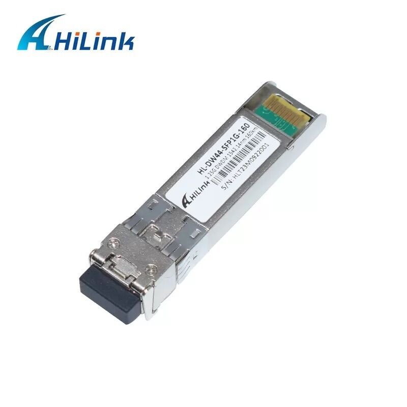 Hilink 互換 1.25G DWDM SFP 光トランシーバー、デュプレックス LC コネクタ付き、40km/80km/120km/160km の距離に対応
