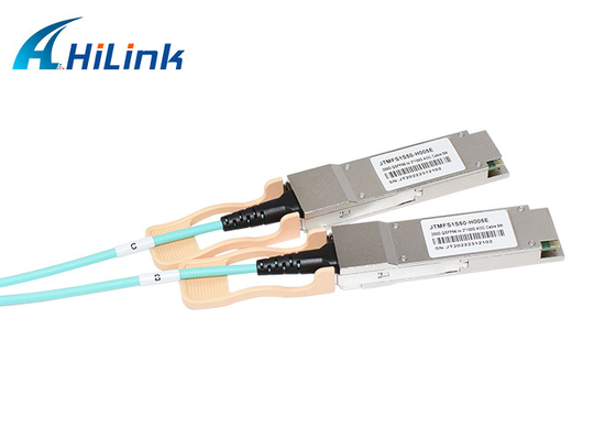 2xQSFP56 SR2 850nm 5m AOCケーブルに活動的な光ケーブル200G QSFP56 SR4をデータ センタ