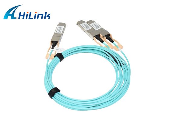 2 X QSFP28 AOCのイーサネット ケーブルへのQSFP AOCの光学活動的なケーブル200G QSFP56