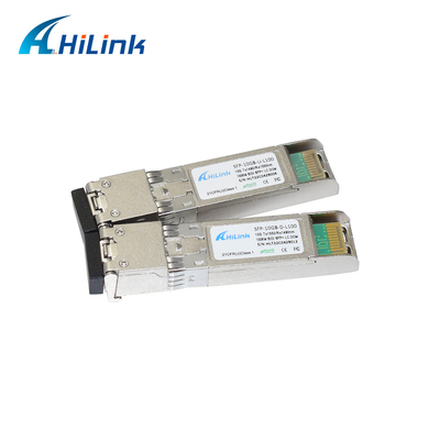 10Gb/s 100KM BiDi SFP+のトランシーバー1490/1550nm単一モジュールLCのコネクターDOM