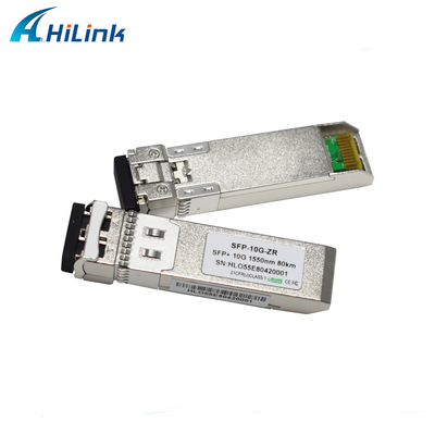 ホットプラグ対応10G SFP+のトランシーバーSMF 80KMのZR 1550nm SFPのイーサネット モジュール
