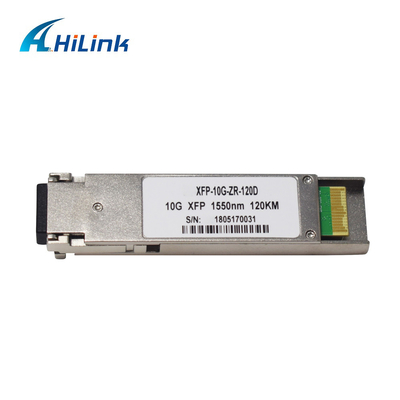 LCのコネクター10G XFPのトランシーバー1550nm 100KMのZRの二重繊維の単一モードDDM