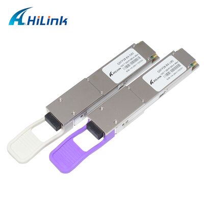 Hilink QSFP28-BX-U80/D80 100Gb/s BIDI オプティカルトランシーバー モジュール 100G イーサネットの80kmの範囲