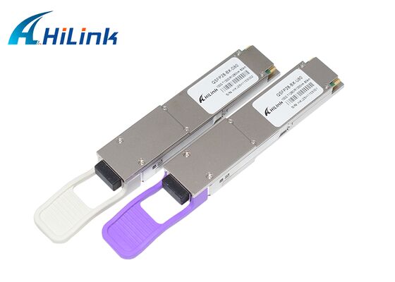 QSFP28 100G BIDI ZR4 光トランシーバー (80KM伝送、LCコネクタ付き)