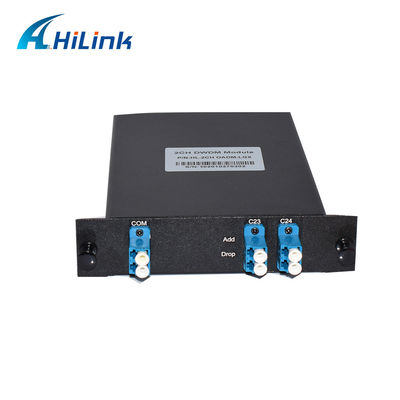 100GHz FTTX 1310nm 2CH光学Mux Demux OADM DWDMは低下モジュールを加える