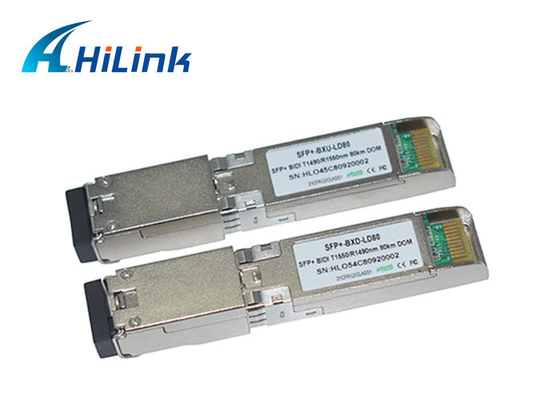WDM 1550nm SFP+のトランシーバー モジュール1.5W DDM 10Gの単一繊維XFP LC