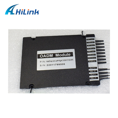 SC/APCインターフェイスとの1CH二重繊維の光学モジュールDWDM OADM